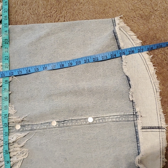 Entro Anthropologie Guest Brand Boho Fringe Shacket Jacket - Picture 7 of 12